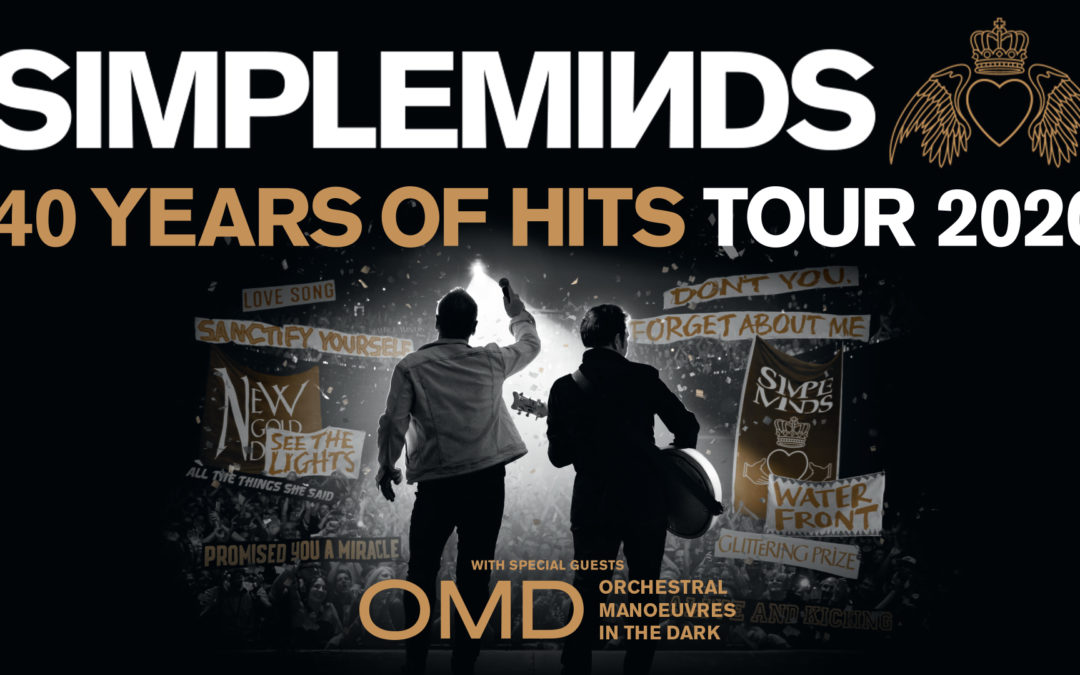 SIMPLE MINDS BRING THEIR 40 YEARS OF HITS TO NEW ZEALAND DEC 2020 JOINED BY SPECIAL GUESTS ORCHESTRAL MANOEUVRES IN THE DARK